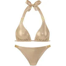 LASCANA Triangel-Bikini Damen Gold 42 Cup C/D