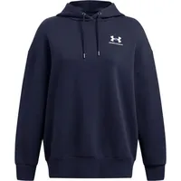 Under Armour Essential OverSized Fleece Hoodie Damen 410 midnight navy/white M