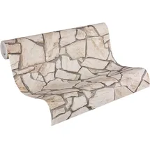 A.S. Création Mustertapete Wood n Stone 32 cm x 10 m beige/braun/grau 927323