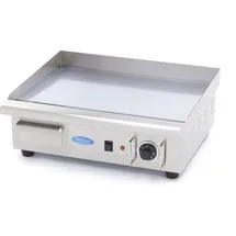 MAXIMA Grillplatte Glattes Chrom 55 cm