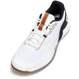 Wilson Rush Pro 5 Sandplatzschuhe - White / Navy Blazer / Gum1A - EU 42 2/3