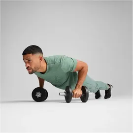 Puma Tad Essential Heather Large Cat Trainingsshirt Herren 30 green moon heather M