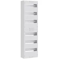 ABN Verteilerfeld tief 6-reihig,72TE N+PE Steckkl, BxH: 250x900mm