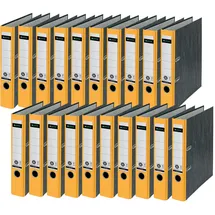 Leitz Wolkenmarmor-Ordner DIN A4 52 mm Gelb 20 St.