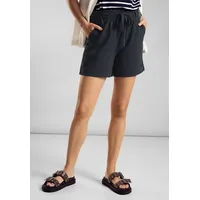 STREET ONE Damen A377874 Paperbag Shorts, deep blue, , 36823026-44 N-Gr