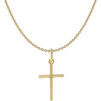 Acalee 20-1222 Kinder-Halskette mit Kreuz-Anhänger 333 / 8K Gold, 40 cm