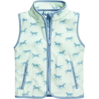 Playshoes Fleece Weste Unisex Kinder Outdoor-Oberteil, Pferde, 152