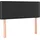 vidaXL Boxspringbett mit Matratze & LED Schwarz 100x200 cm Kunstleder
