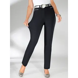 Thermohose STEHMANN, Damen, Gr. 245, Extrakurzgrößen, schwarz, 76% Viskose, 21% Polyamid, 3% Elasthan, unifarben, lang, Hosen Thermohose Gerade Hose