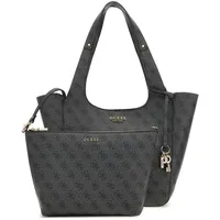 GUESS Calista 2 in 1 Tote Coal Logo