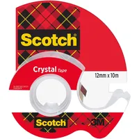 3M Scotch Crystal Clear 600 Transparent (L x 10