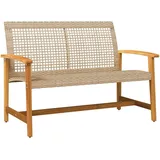 vidaXL Gartenbank 112 x 0 x 0 cm Beige