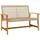 vidaXL Gartenbank 112 x 0 x 0 cm Beige