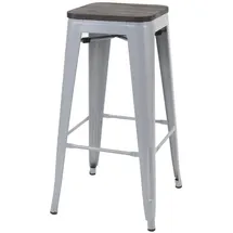 Proregal Barhocker 42 x 76 x 42 cm Grau
