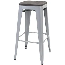 Proregal Barhocker 42 x 76 x 42 cm Grau