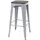 Proregal Barhocker 42 x 76 x 42 cm Grau