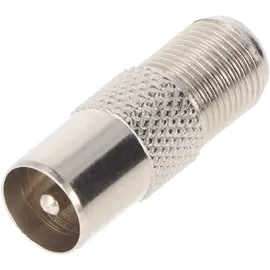 goobay F-Adapter: F-Buchse > IEC/Koax-Stecker