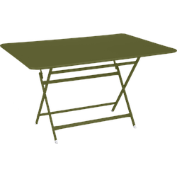 Fermob CARACTÈRE Tisch aus Stahlblech - Pesto - Aluminium/Aluminium - 90