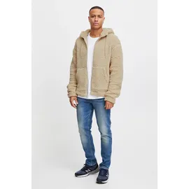 11 Project Fellimitatjacke PRDaag Kapuzensweatjacke Herren Beige XL