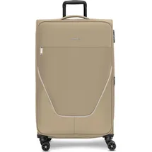 Stratic taska 4-Rollen Trolley L 76 cm mit Dehnfalte taupe