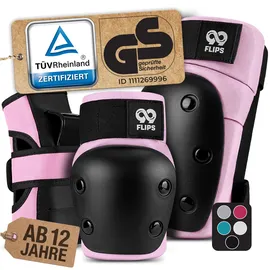 99flips DIVE Protektoren Set Erwachsene L Schwarz 6-tlg.