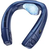 Tragbarer Nackenventilator Mit Großer Kühlplatte, Kleiner, Leiser Mobiler Nackenventilator Mit 6000 Mah Akku, Wiederaufladbar
