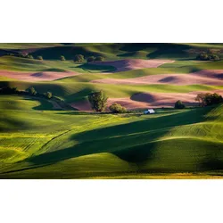 Fototapete PAPERMOON "Landschaft", bunt, B:4,00m L:2,60m, Vlies, Tapeten
