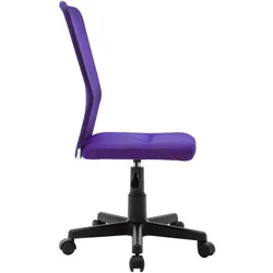 vidaXL Bürostuhl Lila 44x52x100 cm Netzgewebe