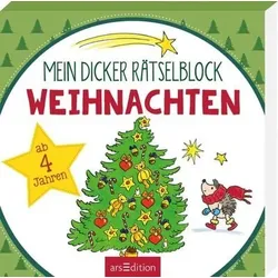 ARSEDITION 133725 Mein dicker Rätselblock Weihnachten