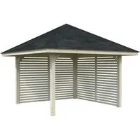 Palmako Pavillon Bianca 8,3 m2 Set 102 naturbelassen