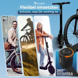 MIVELO FOLD-X Schwarz Faltschloss