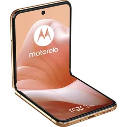 MOTOROLA Smartphone "Motorola razr40 ultra", orange (peach fuzz), 256 GB, Mobiltelefone