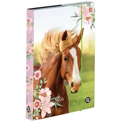 oxybag Heftbox A5 Horse Flower