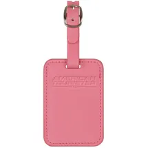 American Tourister Gepäckanhänger - Kofferanhänger für Koffer und Taschen, mit verstellbarem Riemen, inklusive Adresskarte, Set aus 2 Stück, Pink/Rosa (Pink Glitch)