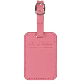 American Tourister Gepäckanhänger - Kofferanhänger für Koffer und Taschen, mit verstellbarem Riemen, inklusive Adresskarte, Set aus 2 Stück, Pink/Rosa (Pink Glitch)