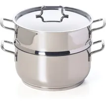Excelsa Soul Kitchen Dampfgarer Cooking Light Plus silberfarben