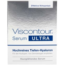 Viscontour Serum Ultra Anti-Aging Hautpflege mit Tiefen-Hyaluron, 20x1 ml