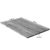 möbelliebling Tischplatte Baumkante Wildeiche 120 x 80 cm SESSA