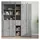 vidaXL Highboard 30 x 42,5 x 185 cm Grau