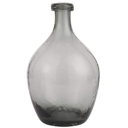 Ib Laursen Kugelvase Ballon-Vase Grau, 28 cm, aus Glas grau