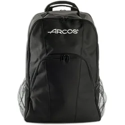 Arcos Messer Roll Bag - Messer Rucksack 9 Stück - Polyester 600D Abdecken mit PVC 330 x 480 x 185 mm - Farbe Schwarz (MESSER NICHT ENTHALTEN)