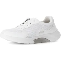 Gabor Keilsneaker GABOR ROLLINGSOFT, Damen, Gr. 43, weiß, Textil,