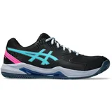 Asics Gel-Dedicate 8 Herren Schwarz/Türkis 40,5