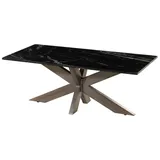 MASSIVMOEBEL24.DE Barcelona Schwarz Marmor 120 x 60 x 45 cm