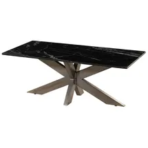 MASSIVMOEBEL24.DE Barcelona Schwarz Marmor 120 x 60 x 45 cm