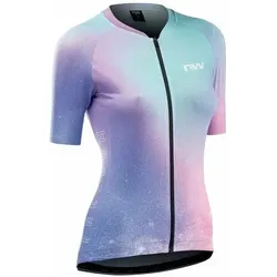 Northwave Freedom AM Woman Jersey Short Sleeve L - Violet/Fuchsia
