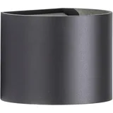 Fischer & Honsel Außenwandleuchte Metall 14x12 cm 1-flammig schwarz