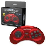 retro-bit Sega Mega Drive Wireless Controller Crimson Red für Nintendo Switch / PC / Mac