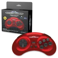 retro-bit Sega Mega Drive Wireless Controller Crimson Red für Nintendo Switch / PC / Mac