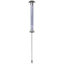 Spetebo Gartenthermometer XXL Silber 112